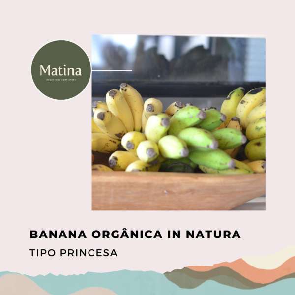 Banana madura tipo Princesa